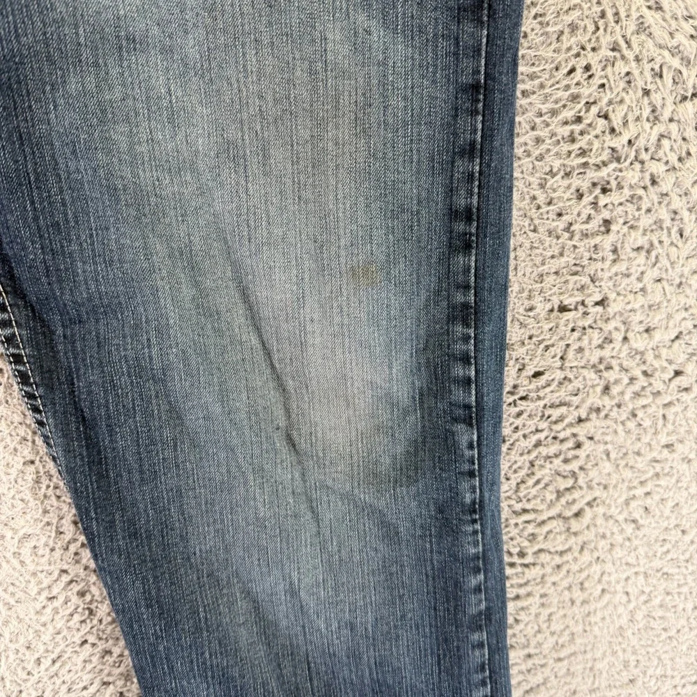 Levi's 505 Jeans Men 38x30 Blue Cotton Denim Straight Leg Workwear Faded Stretch